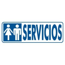 SEÑAL "SERVICIOS" 175X65 PVC GRIS ARCHIVO 2000 6177-00 GS (Espera 4 dias) en Huesoi